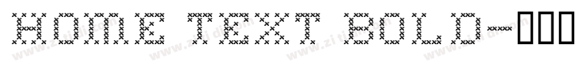Home Text Bold字体转换